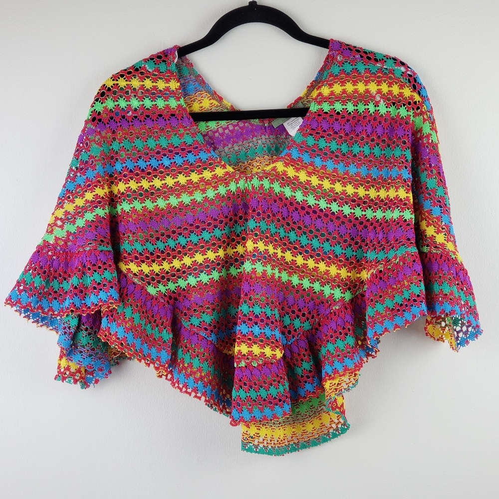 With Love women's Poncho